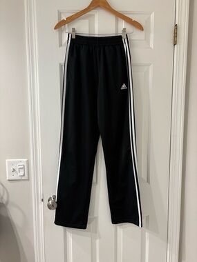 Adidas Black Track Pants Youth L (14/16)